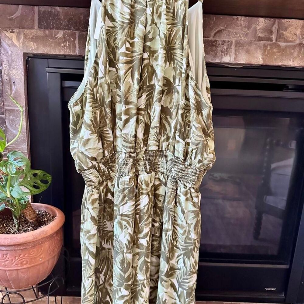 Unbranded Women's Green and Khaki Jumpsuit
